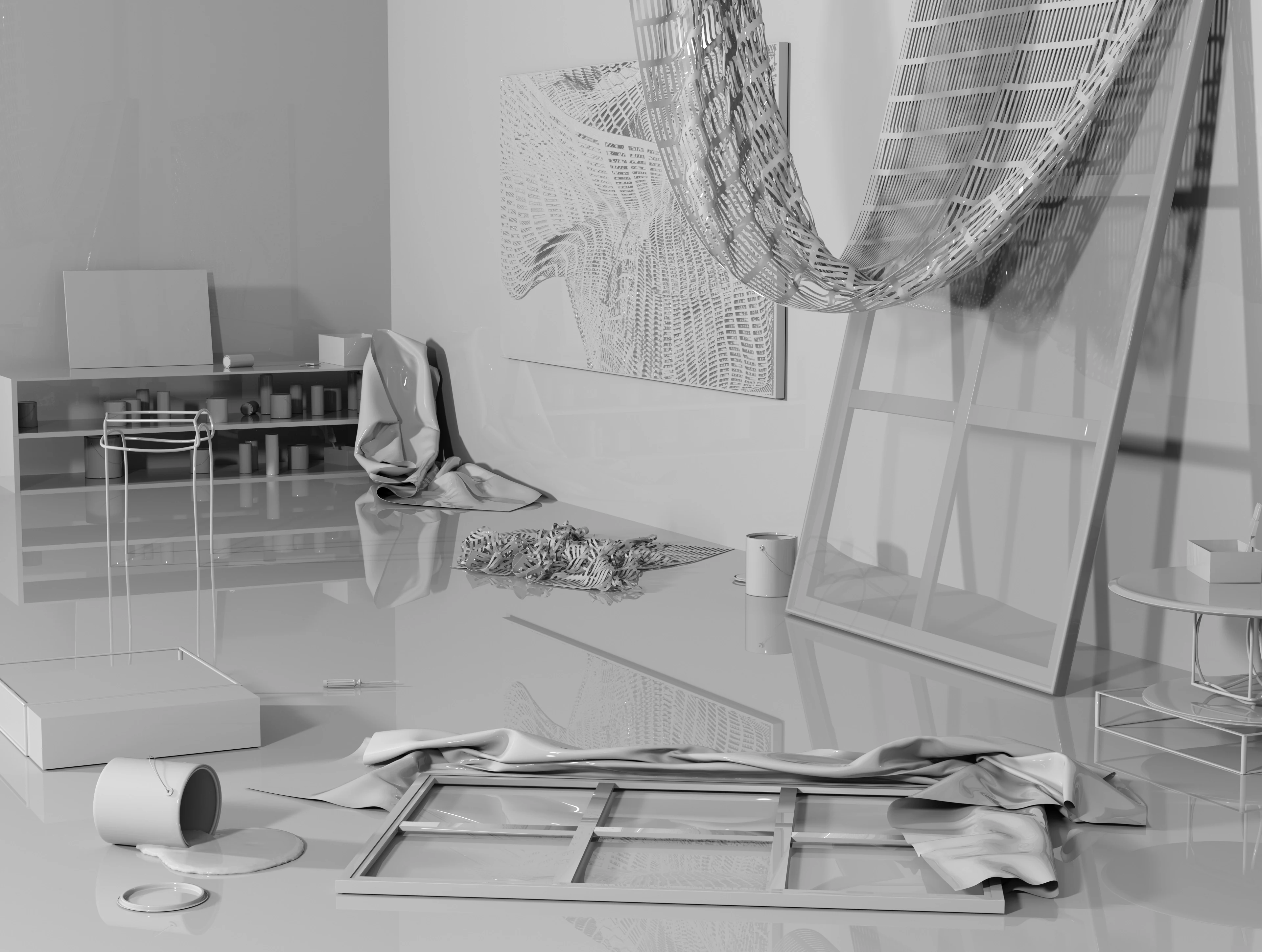 White Virtual Studio © Claudia Braileanu, 2017